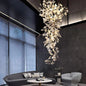 Gliss Ginkgo Staircase Long Branch Chandelier