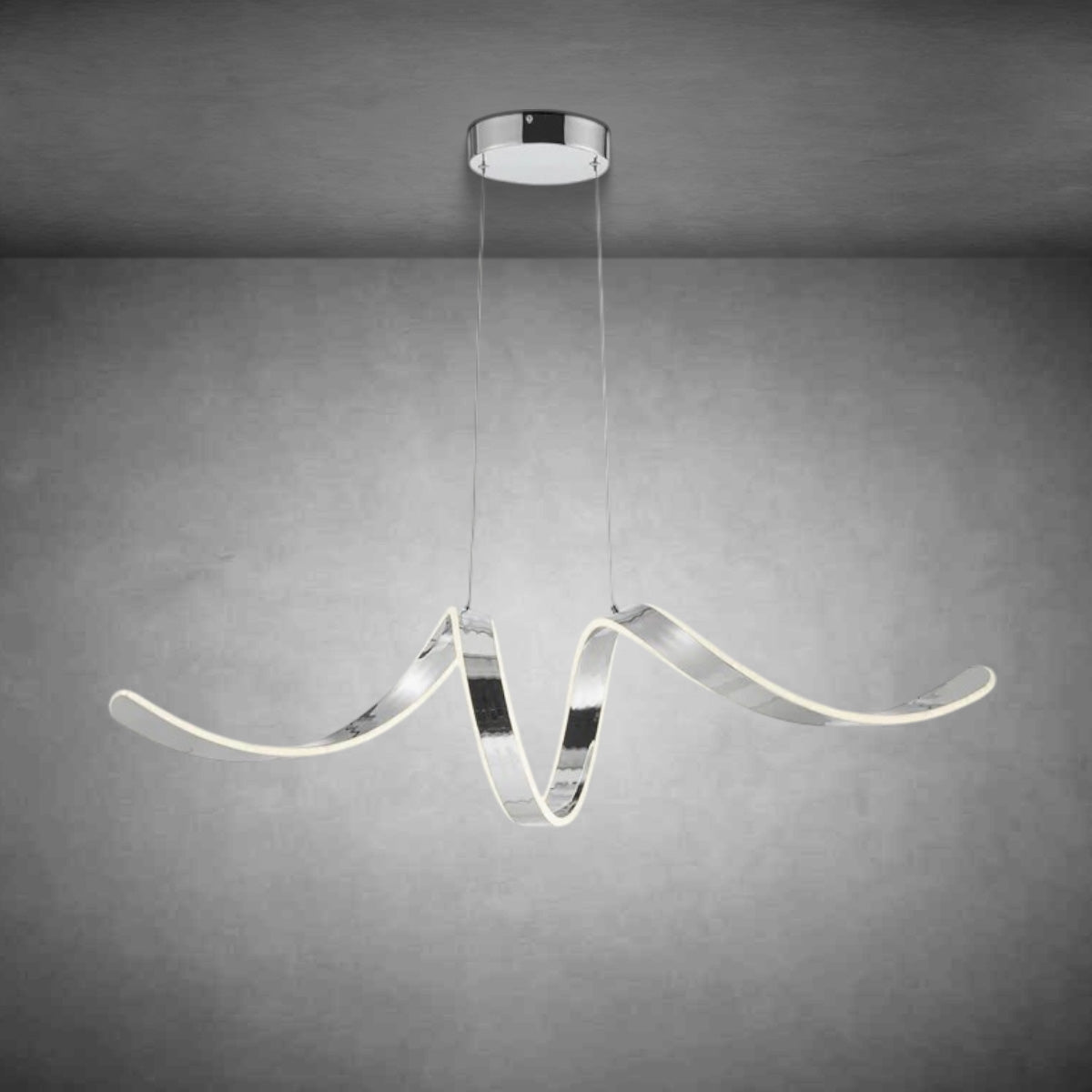 Copenhagen LED Chandelier // Chrome