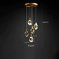 Alan Postmodern Crystal Multi-Lights Pendant Chandelier