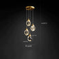 Alan Postmodern Crystal Multi-Lights Pendant Chandelier