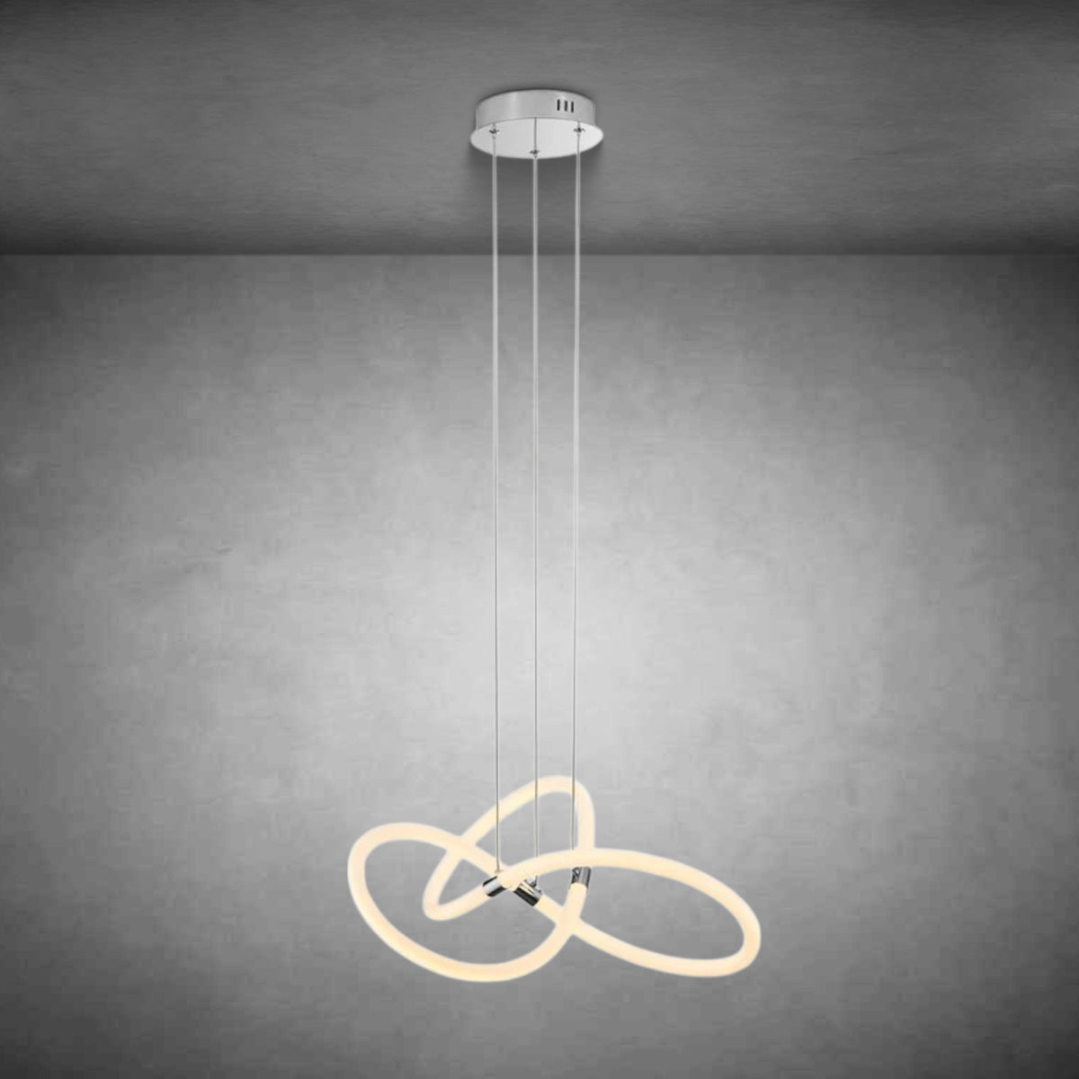 Daisy LED Adjustable Chandelier // Chrome