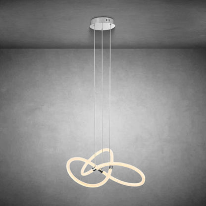 Daisy LED Adjustable Chandelier // Chrome