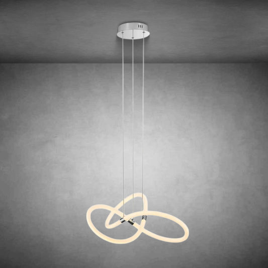 Daisy LED Adjustable Chandelier // Chrome