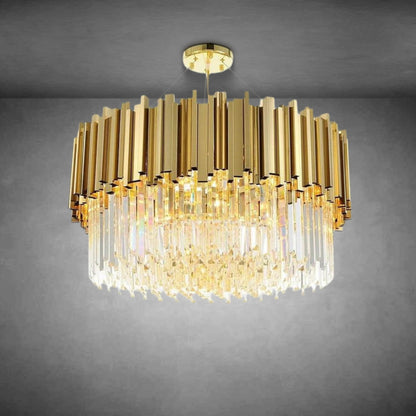 Elian Round Crystal Chandelier