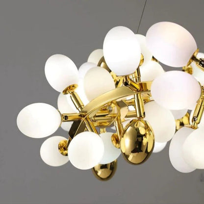 Zenora Modern Linear Grape Chandelier
