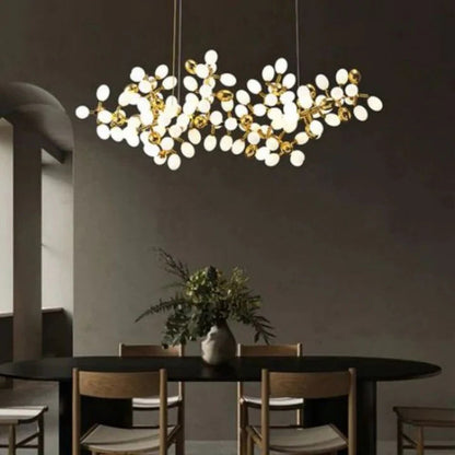 Zenora Modern Linear Grape Chandelier