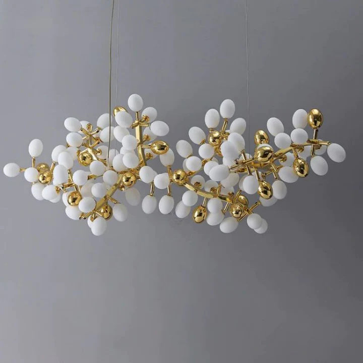 Zenora Modern Linear Grape Chandelier