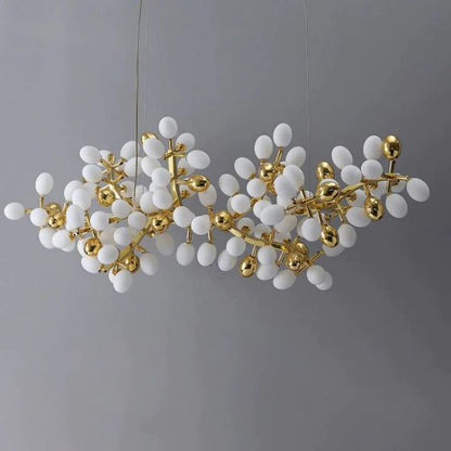 Zenora Modern Linear Grape Chandelier
