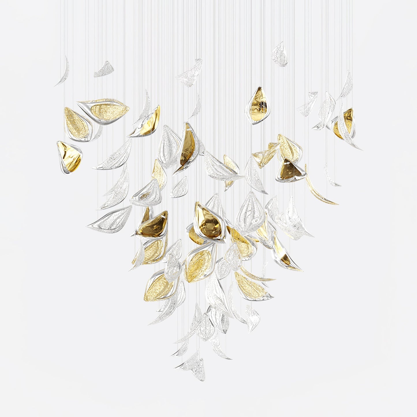 Floating Leaves Chandelier