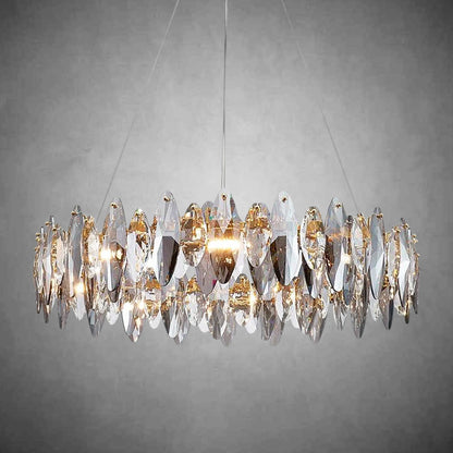 Flor Crystal  Round Chandelier