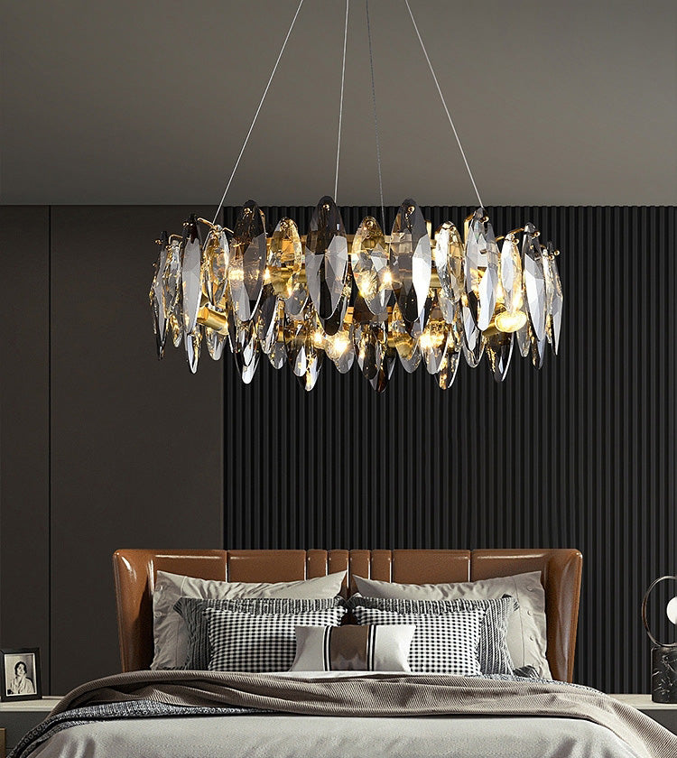 Flor Crystal  Round Chandelier