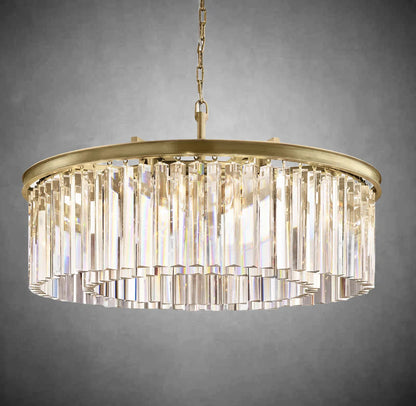 XINYUE Crystal Round Chandelier