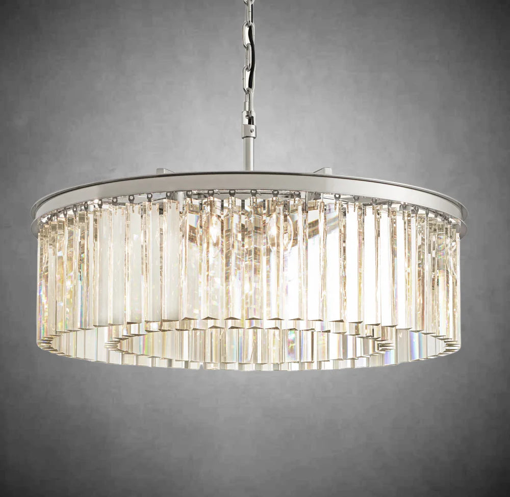 XINYUE Crystal Round Chandelier