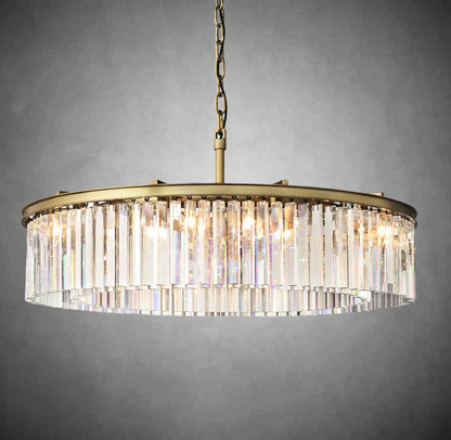 XINYUE Crystal Round Chandelier
