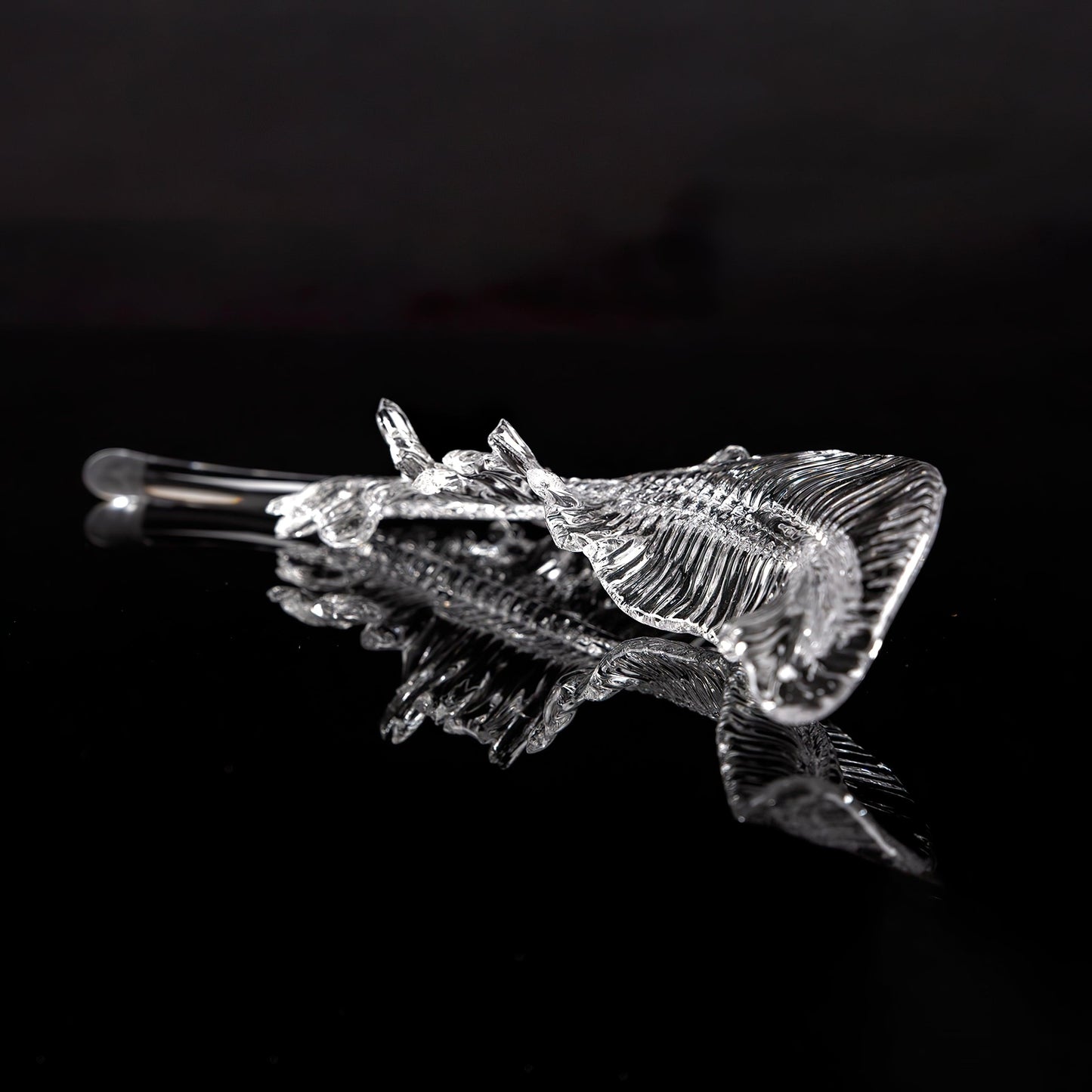 Glass Feathers Chandelier, Airy Customisable Chandelier For Lobby,Hallway,Staircase