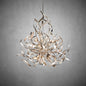 Graffiti 6 Light Pendant - Silver Leaf Polished Stainless