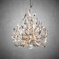 Graffiti 9 Light Pendant - Silver Leaf Polished Stainless