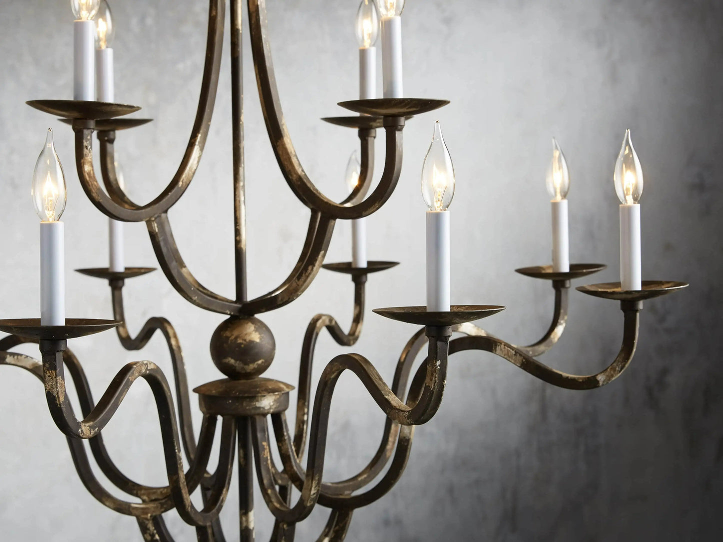 Gothic Bonita Grand 12 Light Chandelier 42'' - Silver