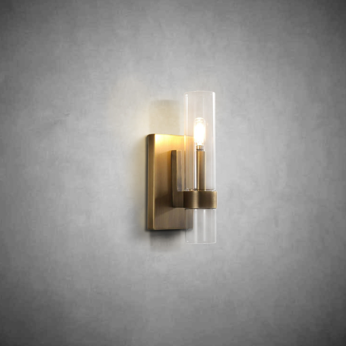 XINYUE Rebecca Glass Wall Sconce 12"H