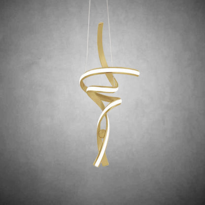 Hamburg LED Chandelier // Sandy Gold
