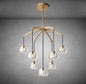 XINYUE Modern Glass Round Chandelier 36''48''60‘’