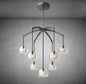 XINYUE Modern Glass Round Chandelier 36''48''60‘’