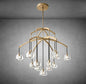 XINYUE Modern Glass Round Chandelier 36''48''60‘’