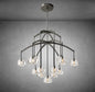 XINYUE Modern Glass Round Chandelier 36''48''60‘’