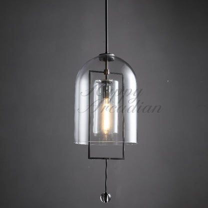 Donie Modern Glass Bell Shade Pendant Light