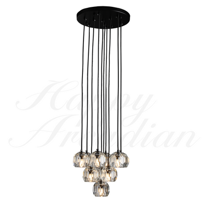 xinyue Bola De Crystal Round Cluster Chandelier 30" 40''