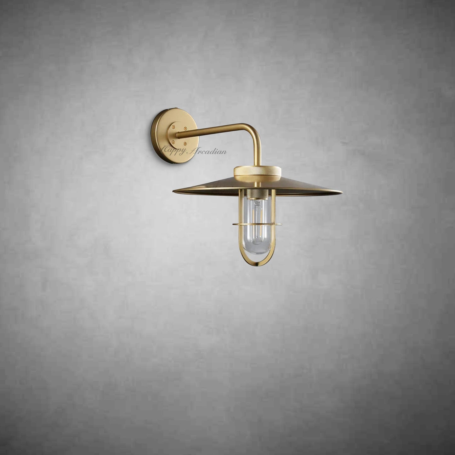 Randy Outdoor Industrial Metal Wall Sconce Fixture
