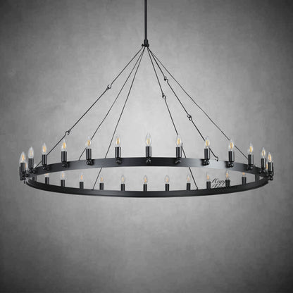 HA Radiant Vintage Lamps, Outdoor Chandelier  Lighting