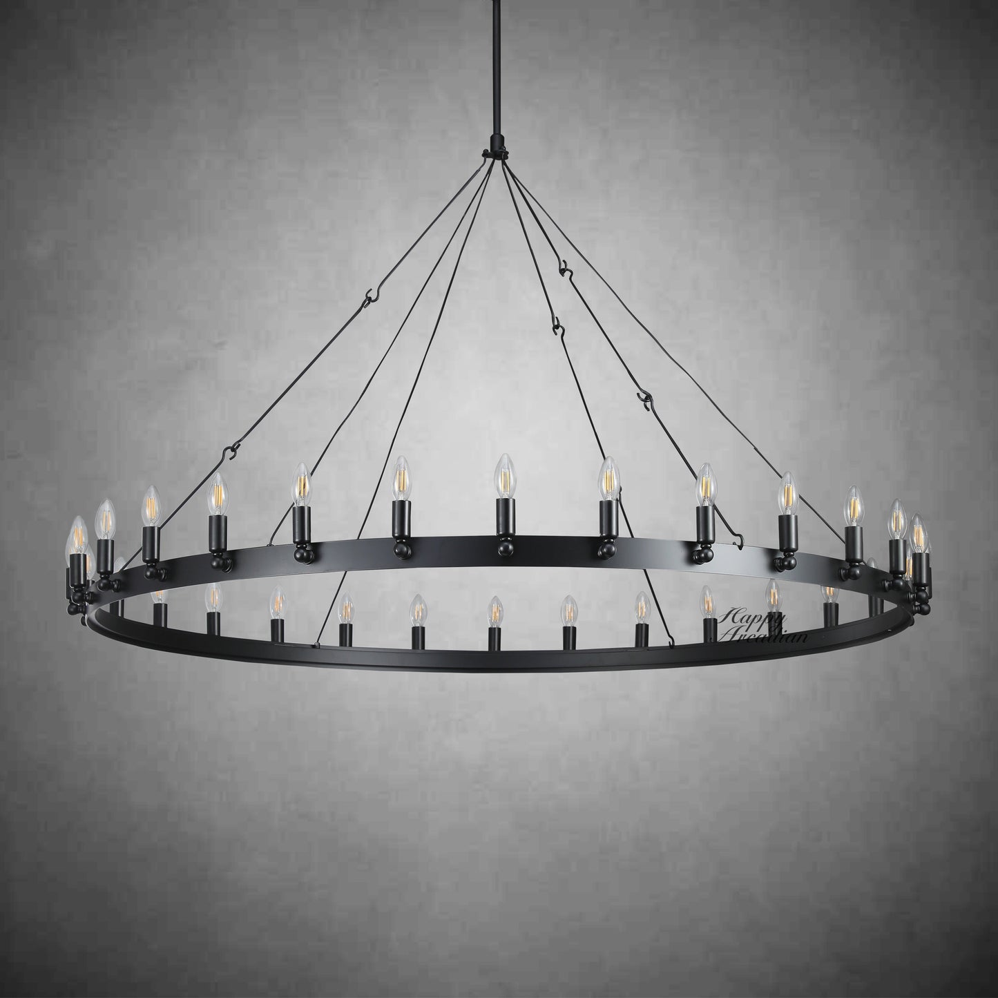Radiant Series Vintage Filament Chandelier