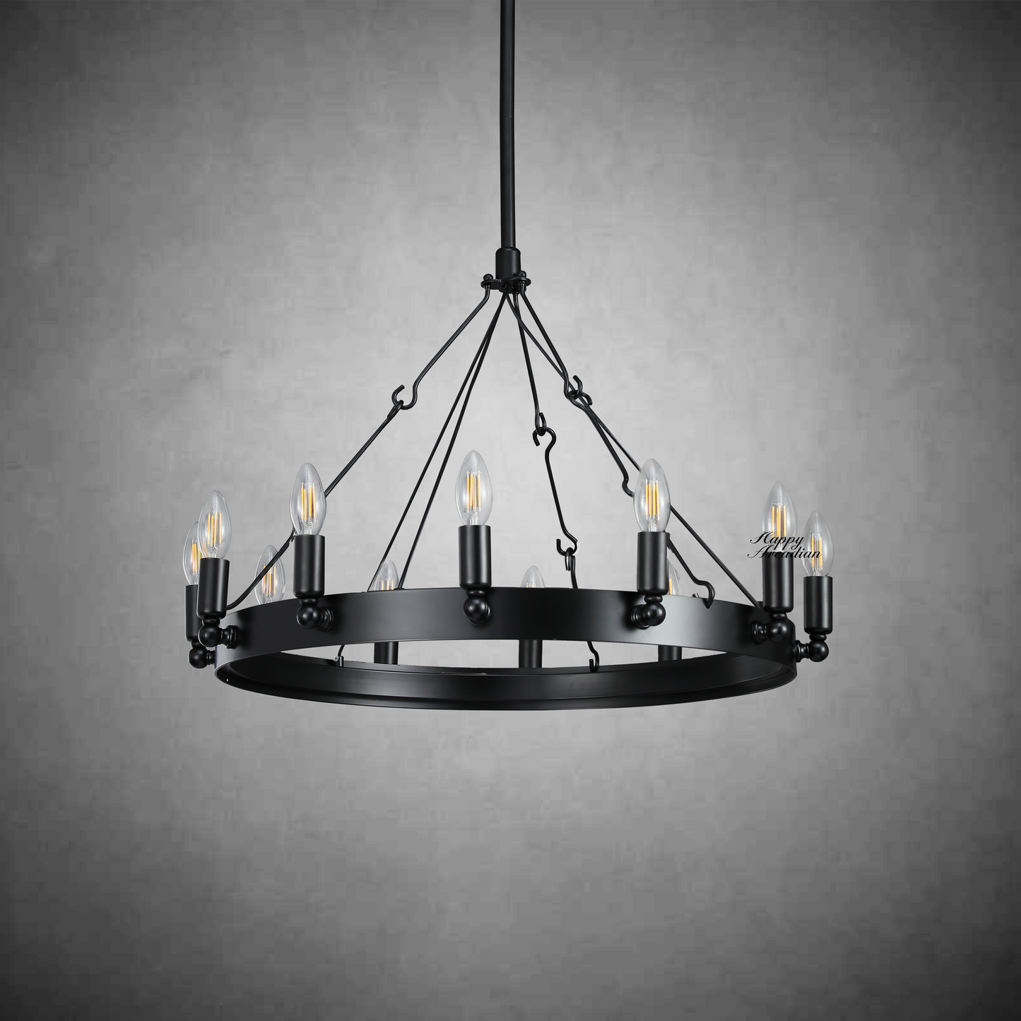 Radiant Series Vintage Filament Chandelier