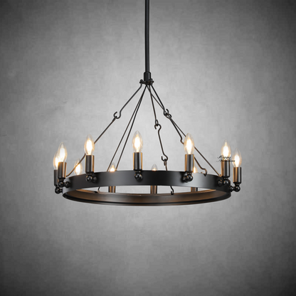 HA Radiant Vintage Lamps, Outdoor Chandelier  Lighting
