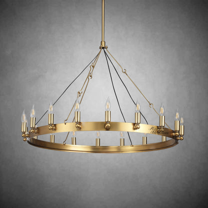 HA Radiant Vintage Lamps, Outdoor Chandelier  Lighting