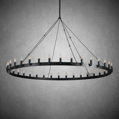 HA Radiant Vintage Lamps, Outdoor Chandelier  Lighting