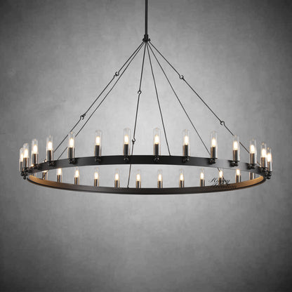 HA Radiant Vintage Lamps, Outdoor Chandelier  Lighting