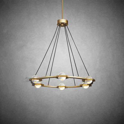 Celestra Crystal Ball Round Chandelier 36"48''60''