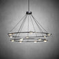 Celestra Crystal Ball 2-Tier Round Chandelier48'' 60"