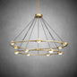 Celestra Crystal Ball 2-Tier Round Chandelier48'' 60"