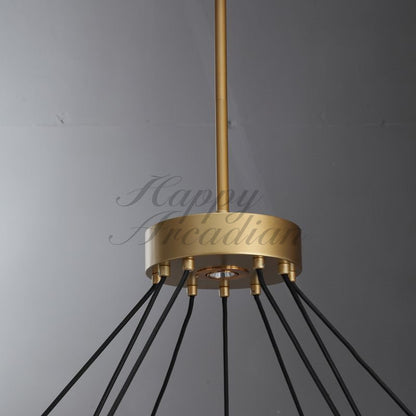 Celestra Crystal Ball 2-Tier Round Chandelier48'' 60"