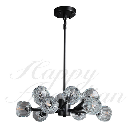 XINYUE Bola De Smoke Ball Round Chandelier 36"