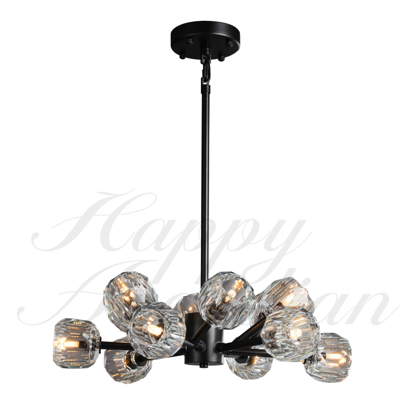 XINYUE Bola De Smoke Ball Round Chandelier 36"