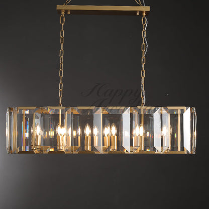 xinyue Lighting Crystal Rectangular Chandelier