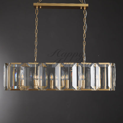 xinyue Lighting Crystal Rectangular Chandelier