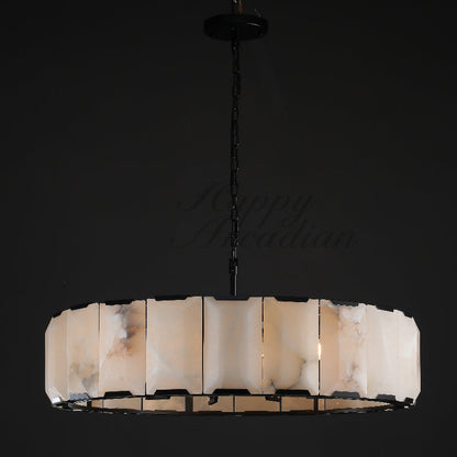 xinyue Calcite Round Chandelier