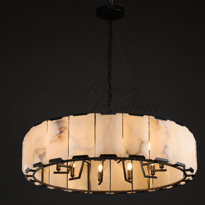 xinyue Calcite Round Chandelier