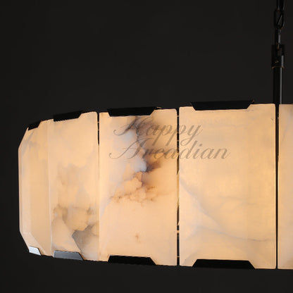 xinyue Calcite Round Chandelier