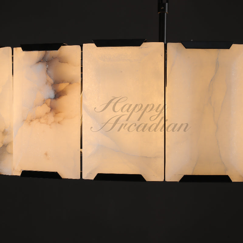 xinyue Calcite Round Chandelier